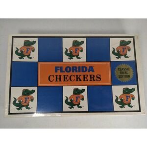 Vintage NCAA Florida Gators Checkers Game Board 1994 collectable